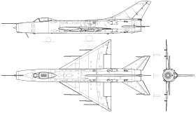 vue en plan de l’avion