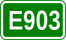 Zeichen der Europastraße 903