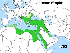 Imperiul Otoman în timpul domniei lui Abdul-Hamid I, 1783