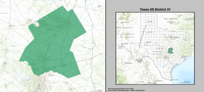 Техасский округ Конгресса США 31 (с 2013 г.) .tif