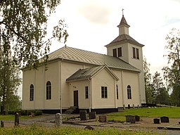 Trehörningsjö kyrka i juni 2015