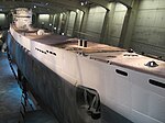 הצוללת U-505 באולם התצוגה, בשיקגן