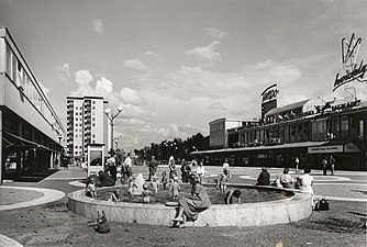 Vällingby centrum, Stockholm (1955).