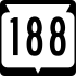 State Trunk Highway 188 marker