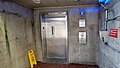 One of the elevators at the Wheaton Metro station parking garage in Maryland