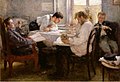 Леонід Пастернак. « Ніч напередодні іспитів », 1895 р., Музей д'Орсе, Париж