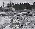 Начало строительства обогатительной фабрики, 1935