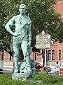 "1898" statue in Wheaton Square