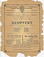 Geopfert, 30.11.1919, Schanzstrasse 9, Bratislava