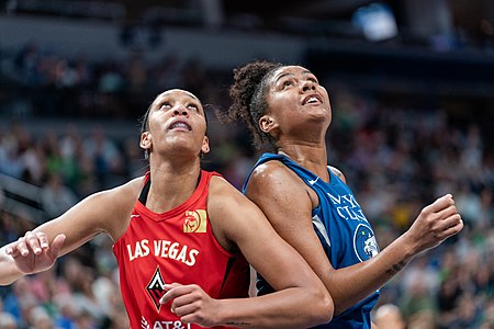 A'ja Wilson and Damiris Dantas 2019