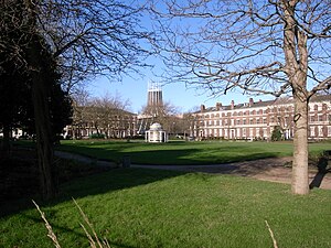 Abercrombie Square and Metropolitan Cathedral Liverpool