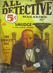 Portada de pulp Black Mask (febrero de 1933).