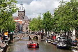 XVII-wieczne kanały w Amsterdamie