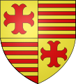 Coat of arms of the lords of Boulay, Useldange and Soleuvre.