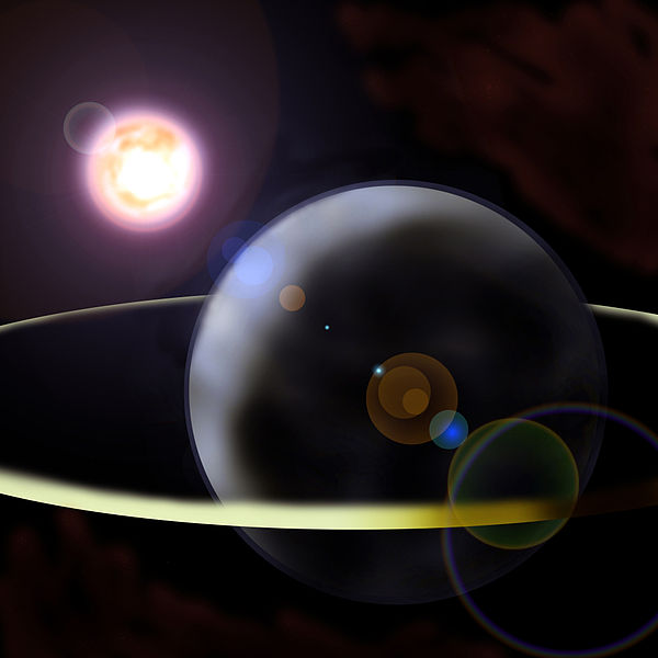 Artist's impression of an exoplanet