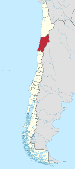 Map of Atacama Region