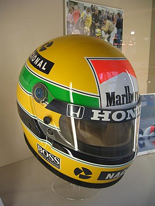 Capacete de Ayrton Senna