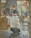 Dans la salle à manger, Morisot