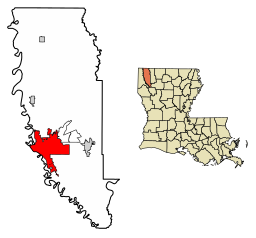 Bossier City i Bossier Parish och Louisiana