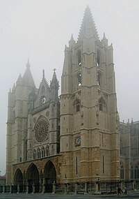 La Catedral de León fue una de las obras restauradas en plena época de retorno al gusto por la Edad Media