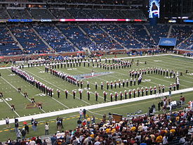 Central Michigan band at the 2006 Motor City Bowl.jpg