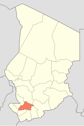 Localisation de Région de la Tandjilé