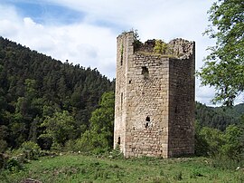 Tower at the Chateau de Carry