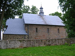 Church from the 13th century in Tarczek