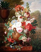 壺と花の静物画(1817)