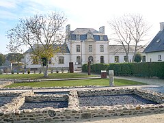 Un des nombreux vestiges gallo-romains de Corseul (22), les fondations de la domus du Clos Mulon.