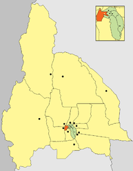Dipartimento di Rivadavia – Mappa
