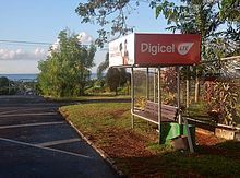 An outdoor Digicel ad on a bus shelter in Tonga. Digicel Bus Stop (29920030973).jpg