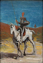 Vignette pour Don Quichotte et Sancho Panza (Daumier)