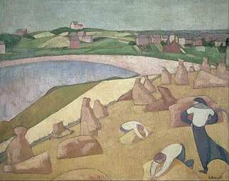 Høst ved havet, 1891 (Moisson au bord de la mer)