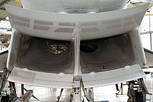 S-duct-like air intake partially conceals engine fans, a major source of radar wave reflection Eurofighter EFA-2000 Typhoon DA1 98+29 Intake DMFO 10June2013 (14563817746).jpg