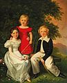 German children from the Rohde family, 1829