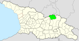 Municipalità di Kazbegi – Localizzazione