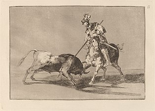 Νο. 11: El Cid Campeador lanceando otro toro ("El Cid spearing another bull")