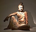 A Guan Yin wooden sculpture, Song dynasty, China, 12th century AD in Ethnological Museum of Berlin, Germany.