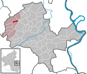 Poziția Gumbsheim pe harta districtului Alzey-Worms