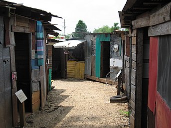 Homes without reliable access to energy such as electricity, heating, cooling, etc. HFHI GVDC Poverty Housing.JPG