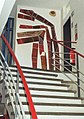 Ceramics on the walls of a stairwell in the tax office at Säckingen (with Richard Bampi [de]).[4]