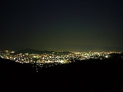 広島市 市街地方面の夜景