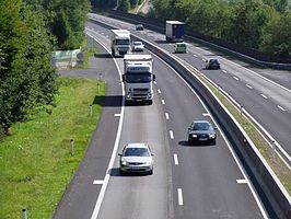 De Innkreis Autobahn bij Pichl bei Wels