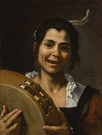 La fille au tambourin (L’ouïe), 1637, Laing Art Gallery, Newcastle