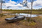 2017 och 2018 års vinnare i Årets nyuppladdade bild; Knuttjärnen, Västmanland (t.h) och Kiruna stadsomvandling (t.v.).