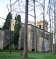 L'Església de Sant Cebrià des de la vessant Nord