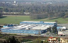 A Luxottica factory in Laurino, Italy Lauriano stabilimento luxottica.jpg