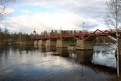 Lejonströmsbron din 1737 în Skellefteå, Suedia (fotograf: Mattias Hedström)