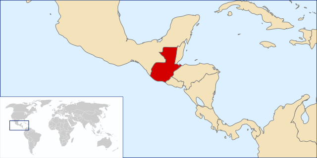 Lokasi Guatemala